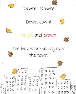 Autumn Poems for Kids - Down Down