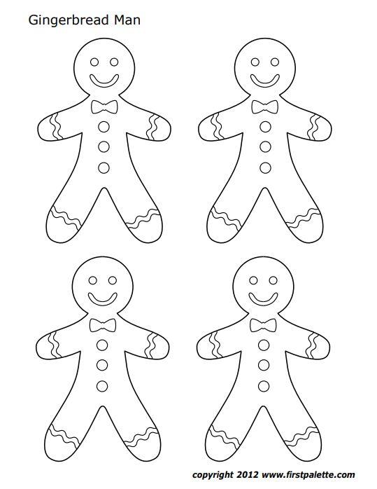 Gingerbread Coloring Page, Stocking Coloring Pages
