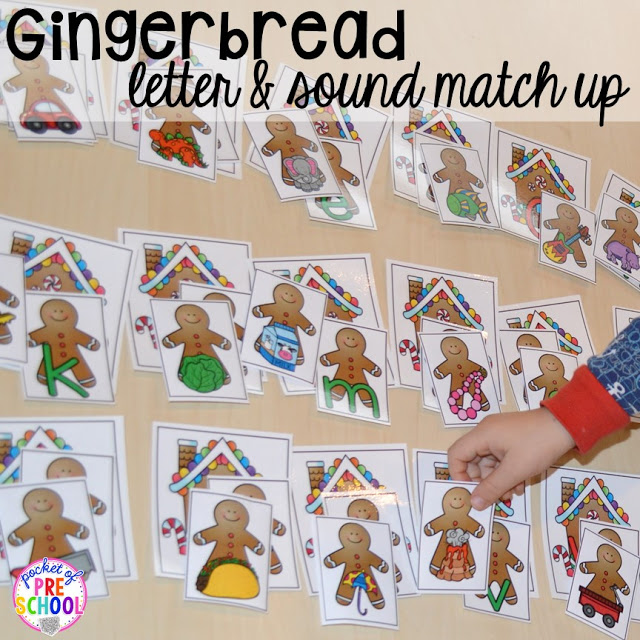 Candy Cane coloring pages, Gingerbread Letters & Sounds