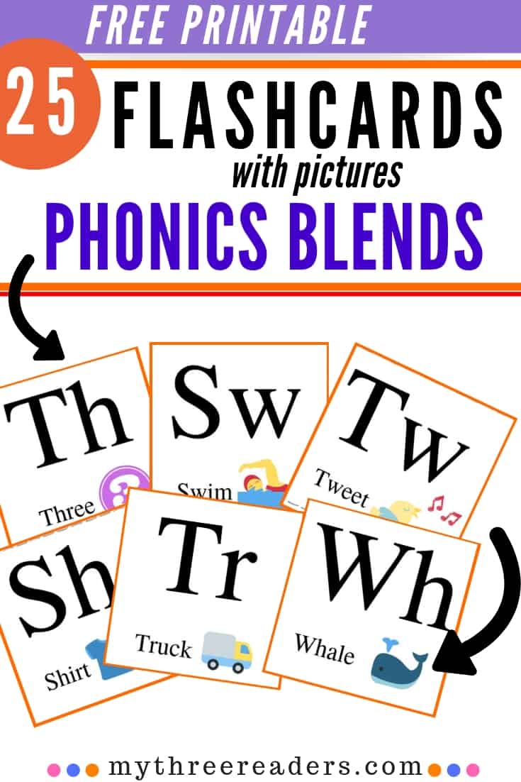 Free Printable Flashcards With Pictures Consonant Blends