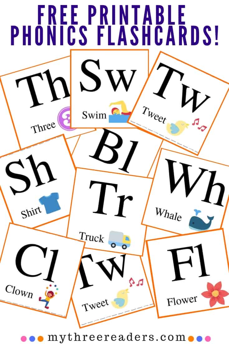 Free Printable Flashcards With Pictures 25 Consonant Blends For Readers!