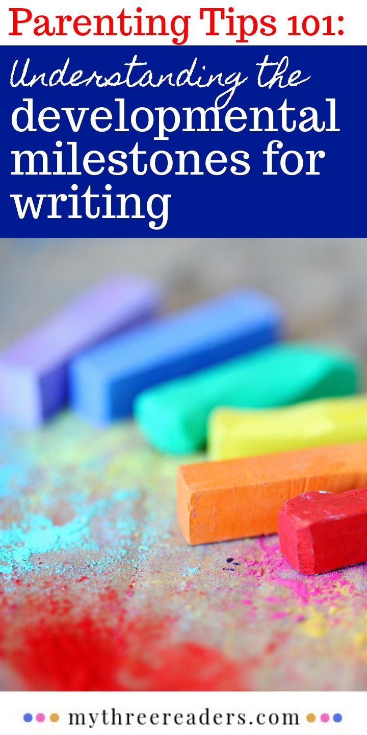 developmental milestones of writing