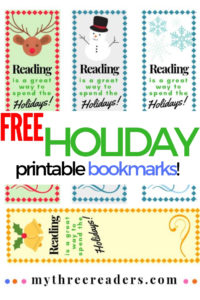 Free Printable Christmas Bookmarks for Teachers, Parents &amp; Kids!