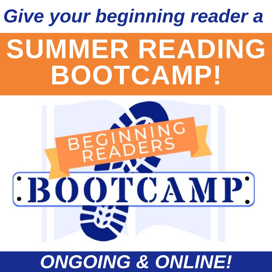 Beginning Readers Bootcamp - A perfect option for summer camp at your house!