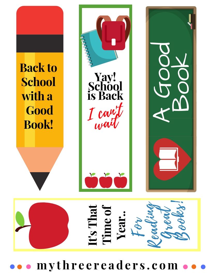 Free Printable Back To School Bookmarks Printable Free Templates Download