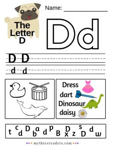 Teaching the Letter D