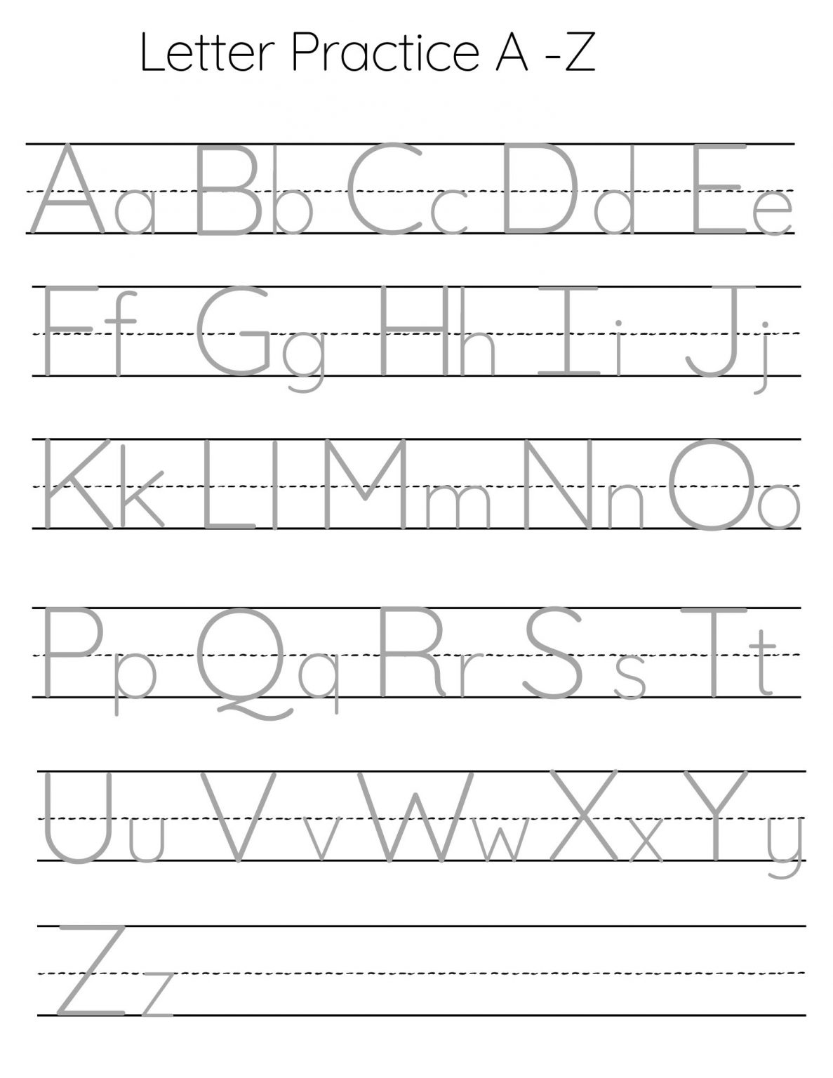 Alphabet Tracing Worksheets, Games & Activities for Young Letter Learners!