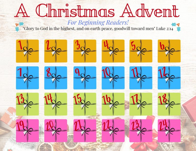 Printable Advent Calendar 2022 Easy Scripture filled Super Cute 