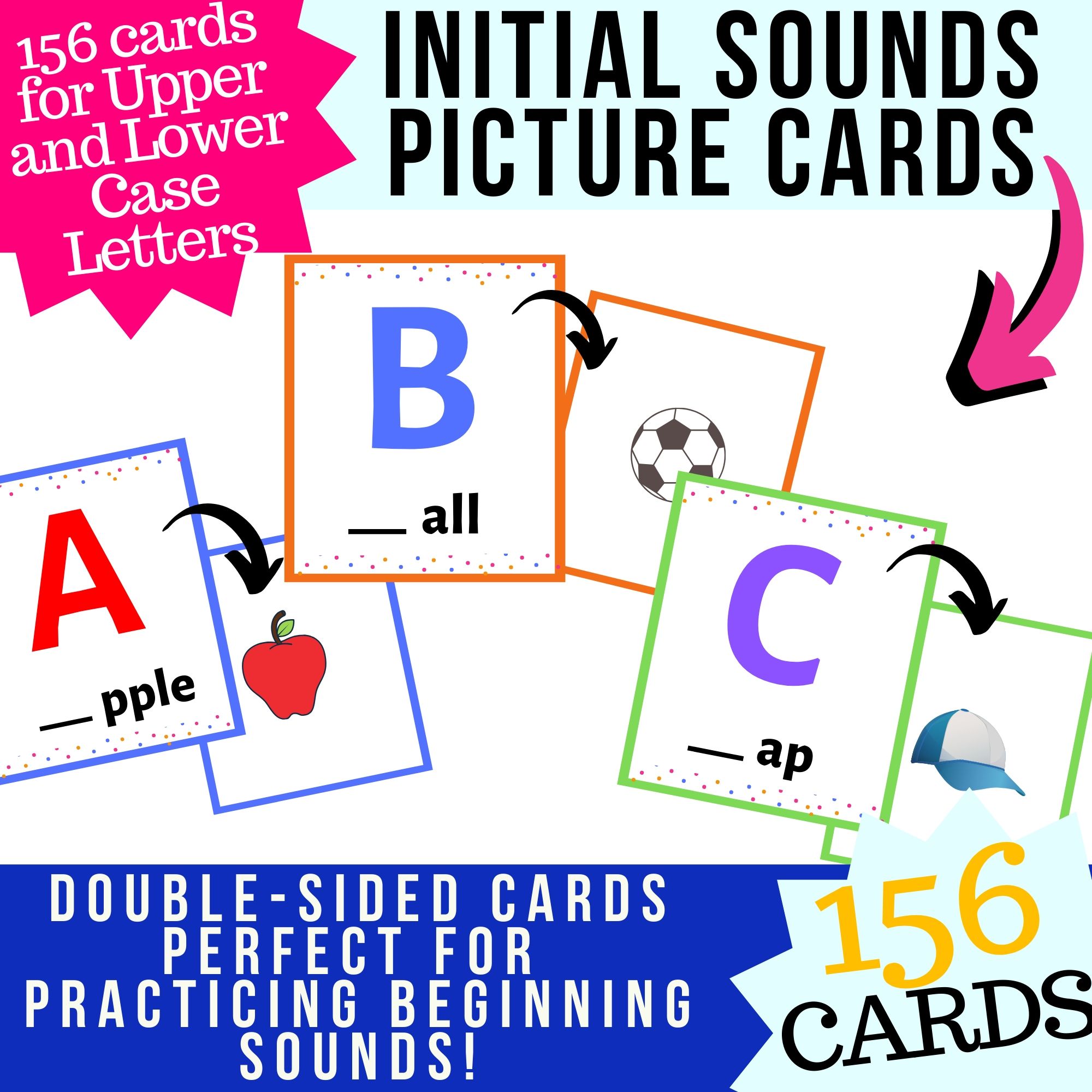 beginning sounds picture cards
