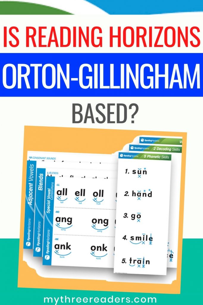 Is Reading Horizons Orton Gillingham Based
